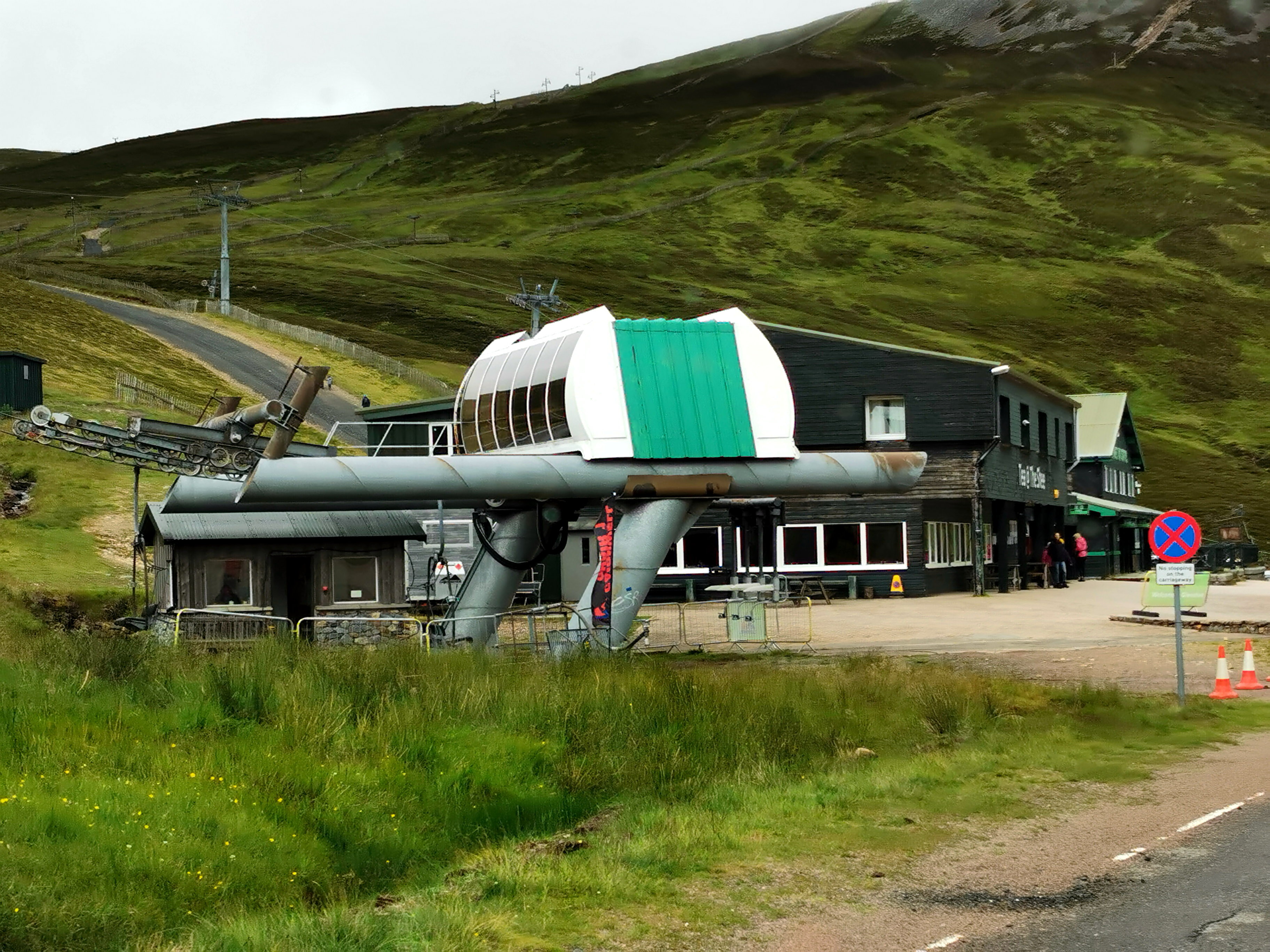das Skigebiet Glenshee