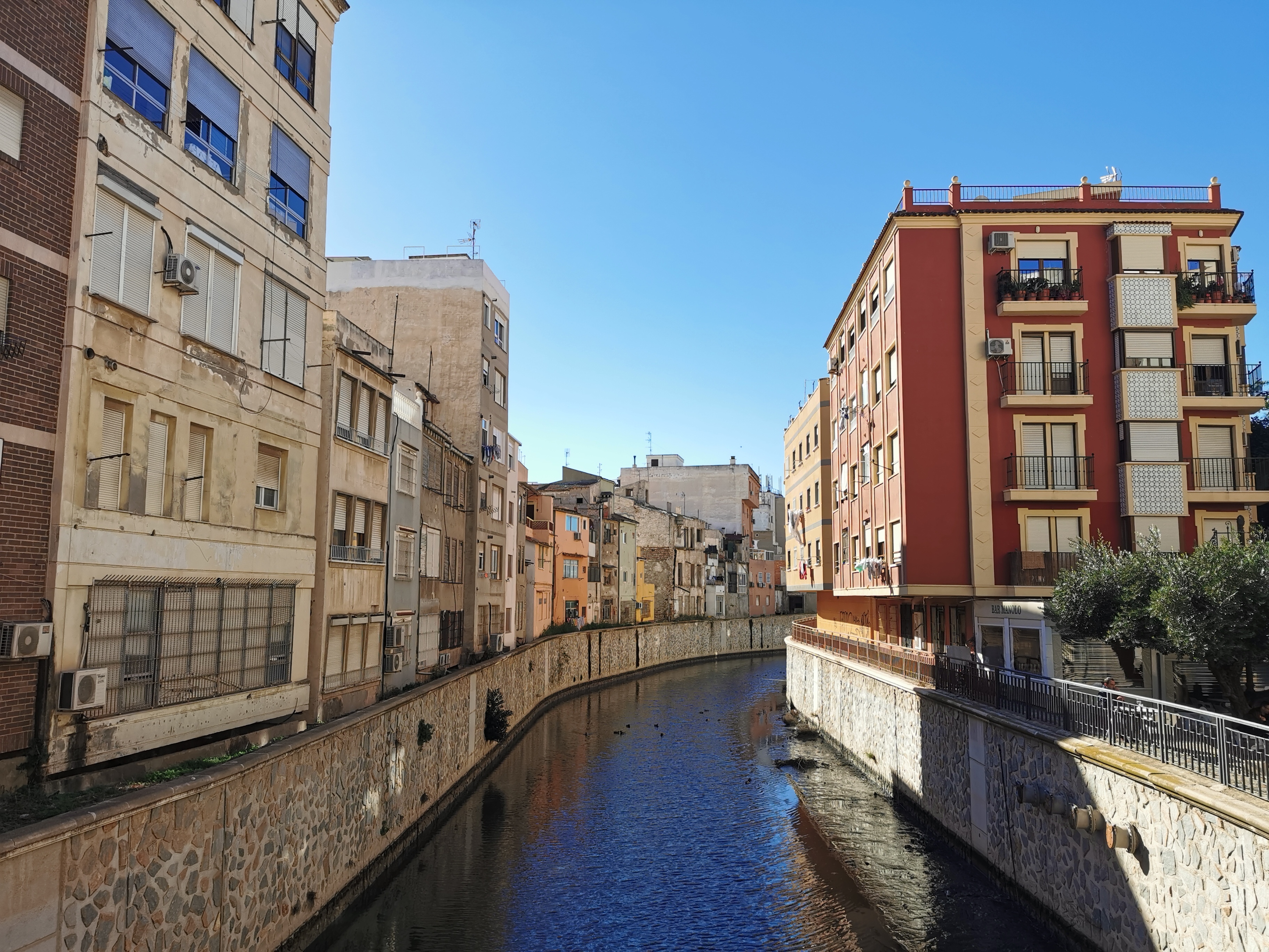 am Segura-Fluss in Orihuela