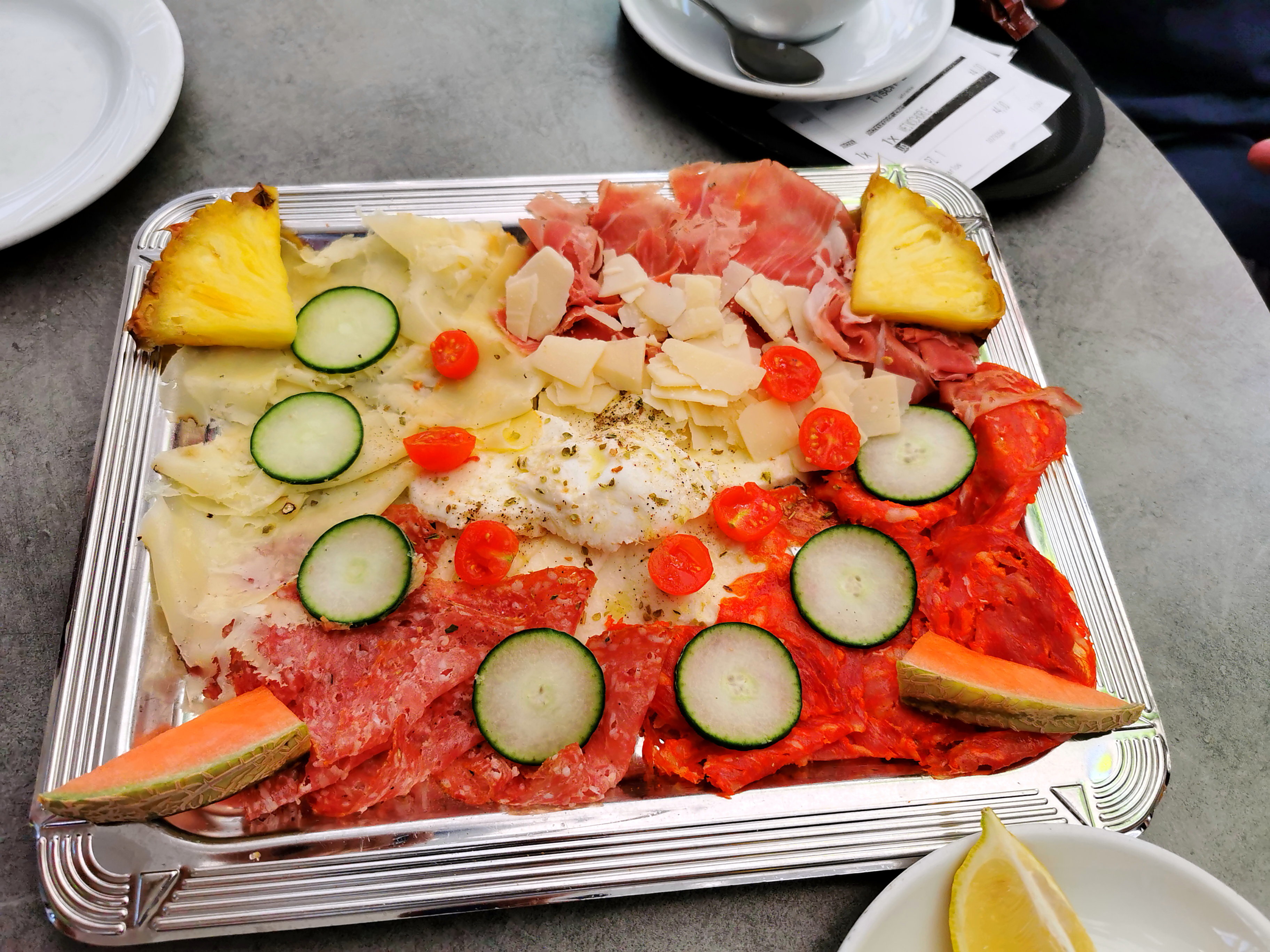 unser Mittagessen am Marktplatz