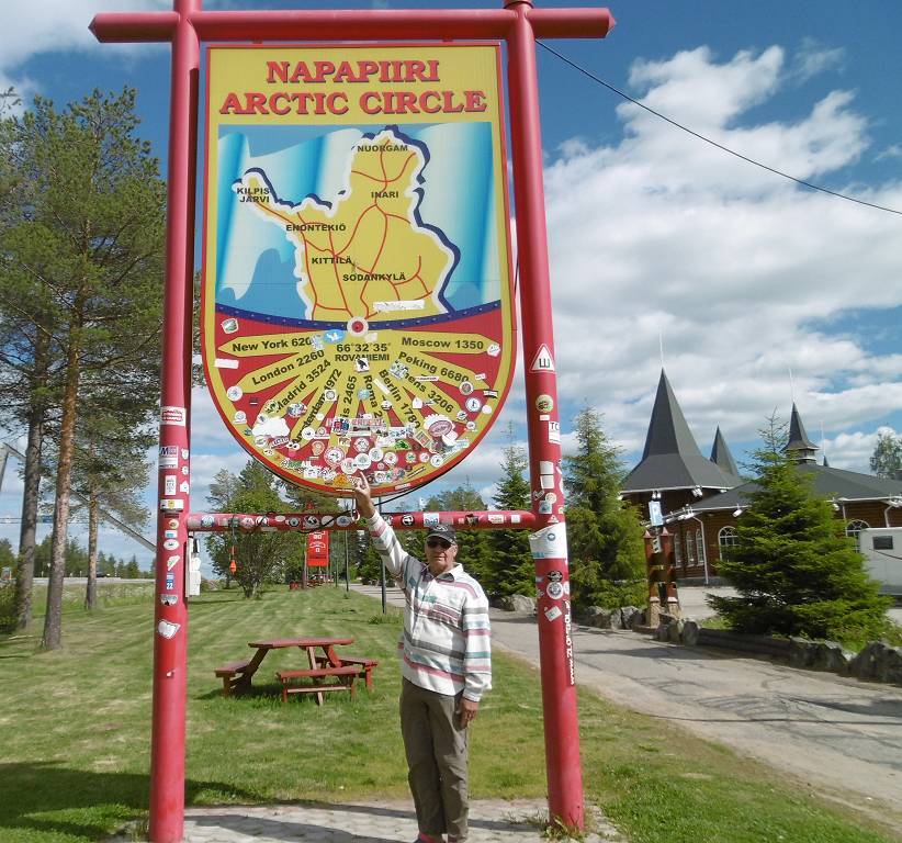 in Rovaniemi am Polarkreis