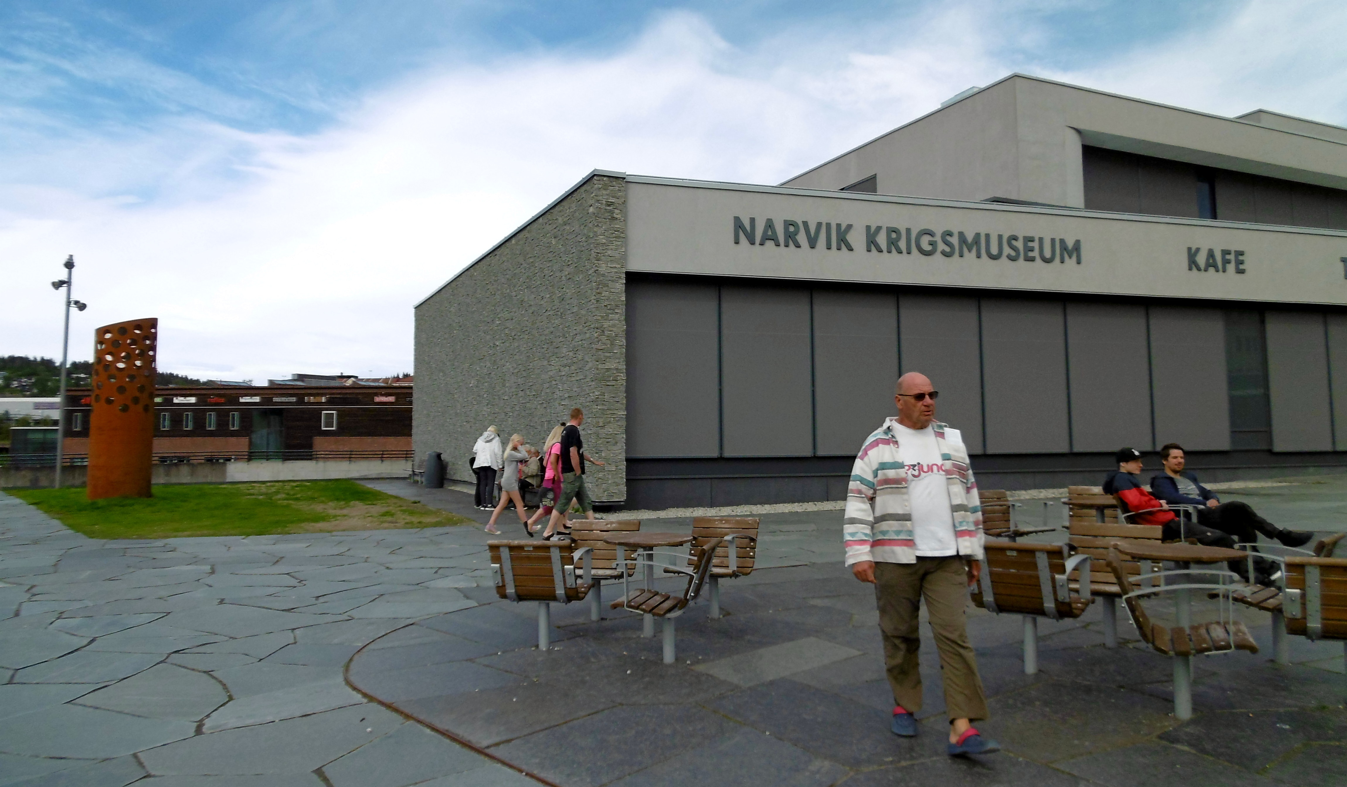 wir besuchen das Kriegsmuseum in Narvik