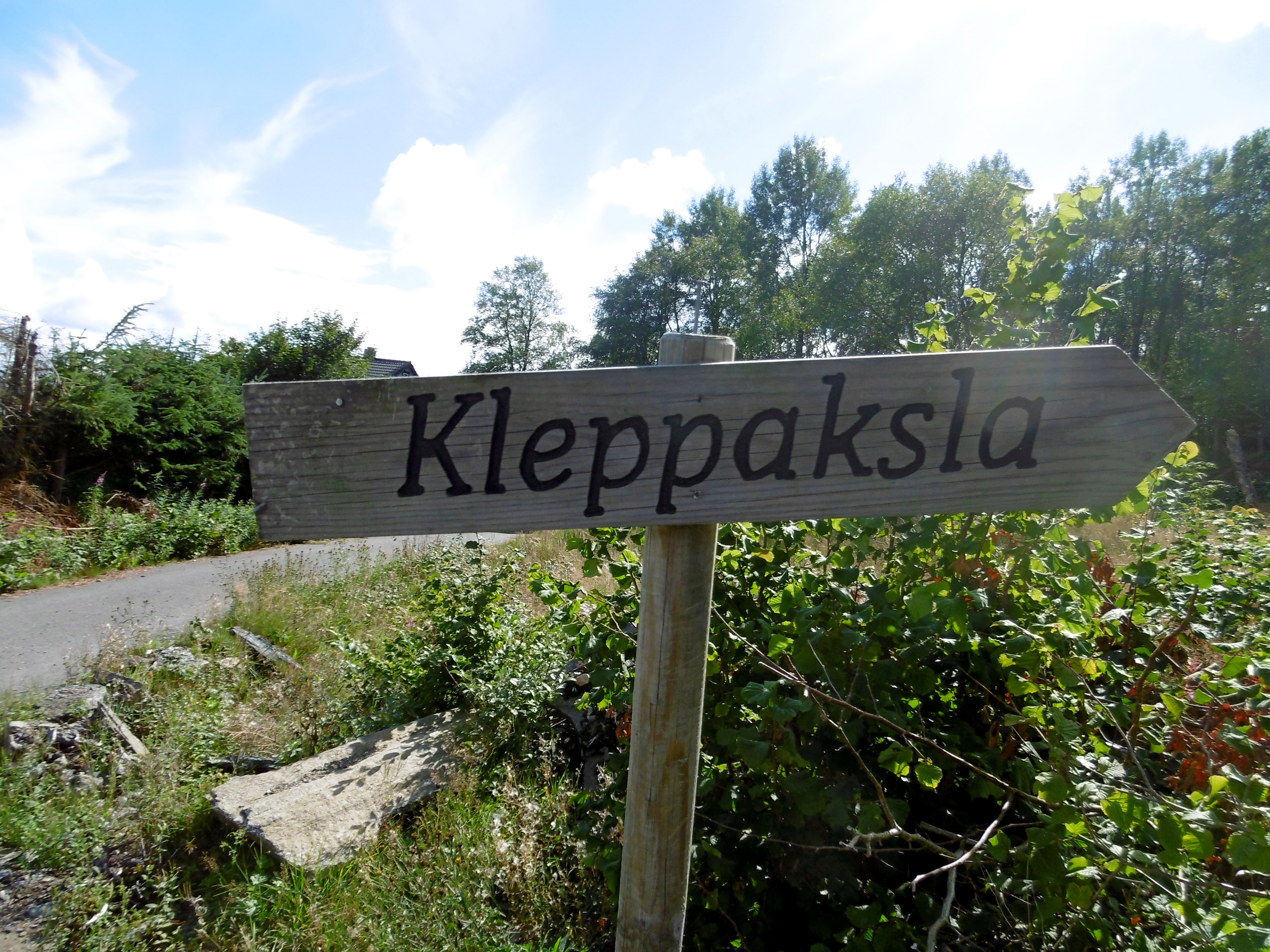 Wanderung auf den Berg Kleppaksla