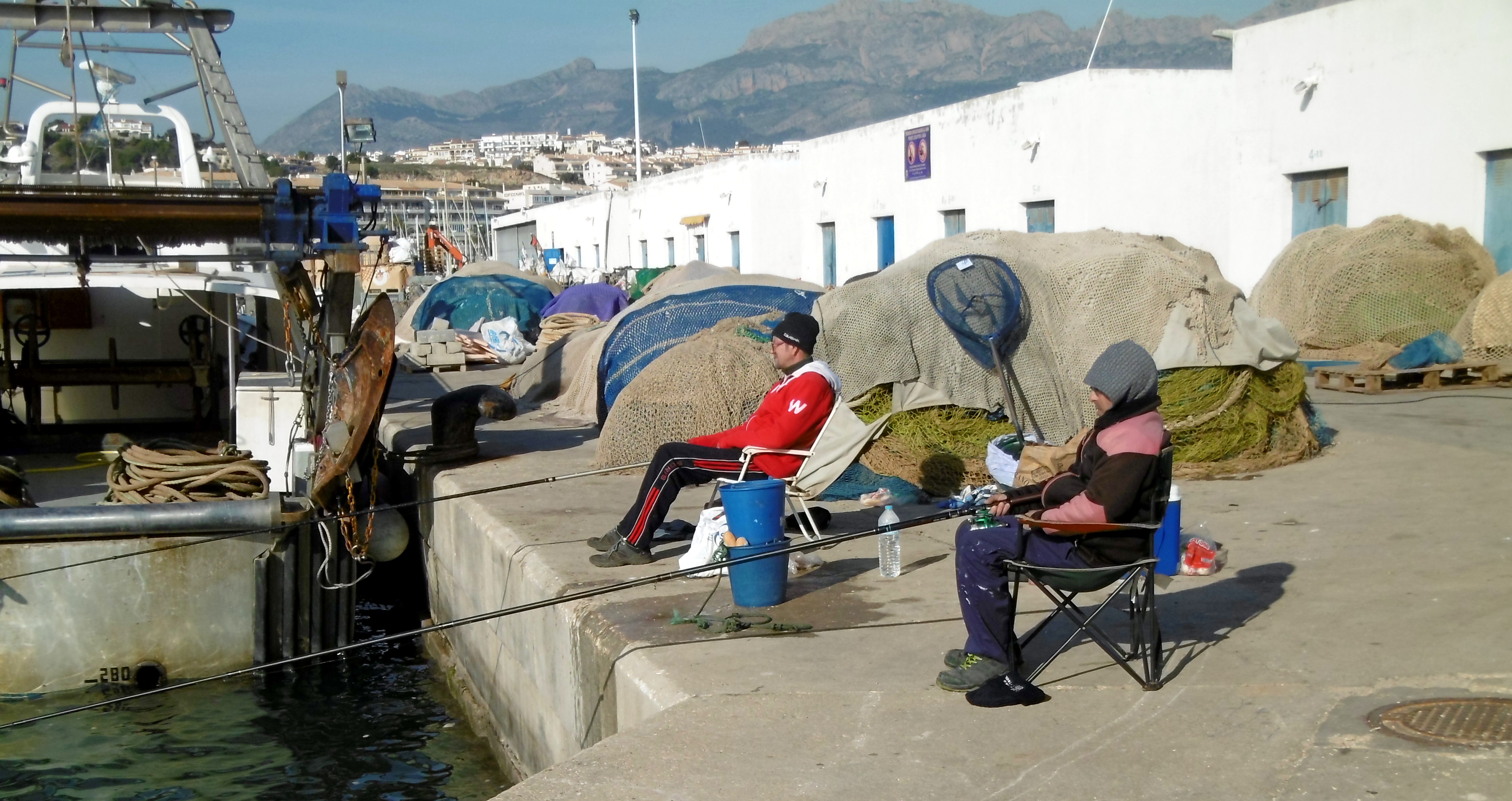 am Hafen von Altea