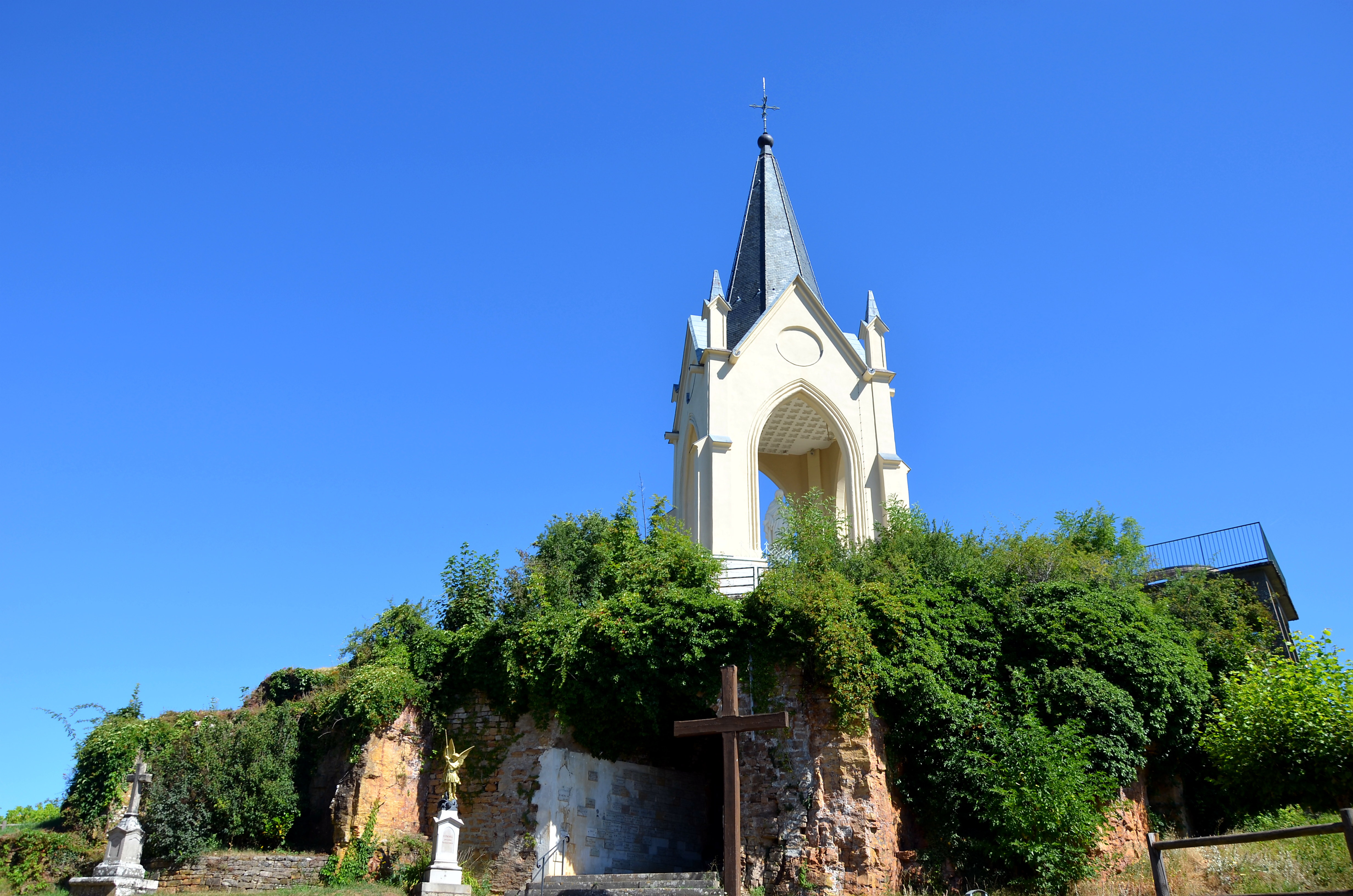 beim Aussichtspunkt “La Motte“