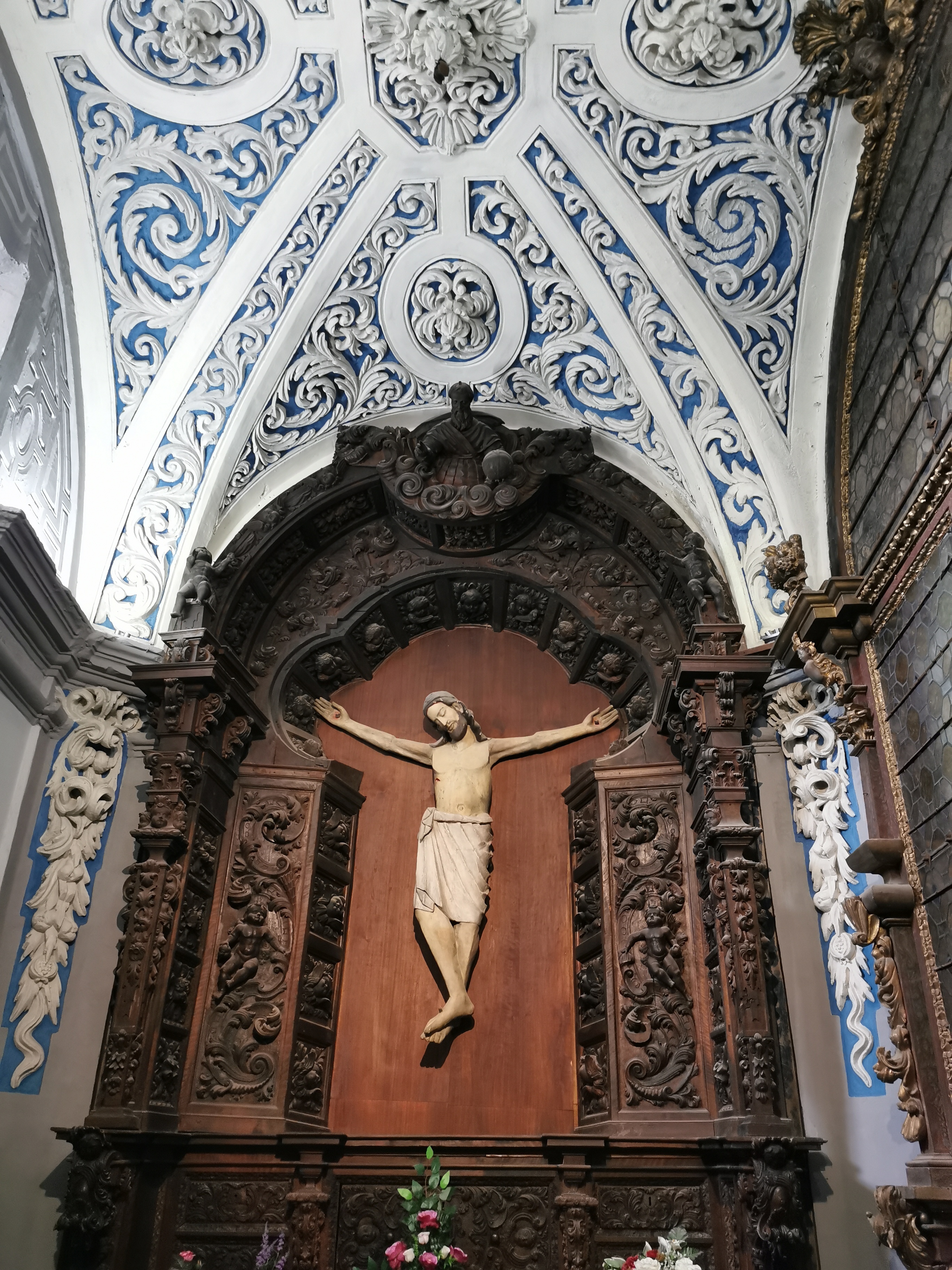bei der Kirche des Heiligen San Saturio