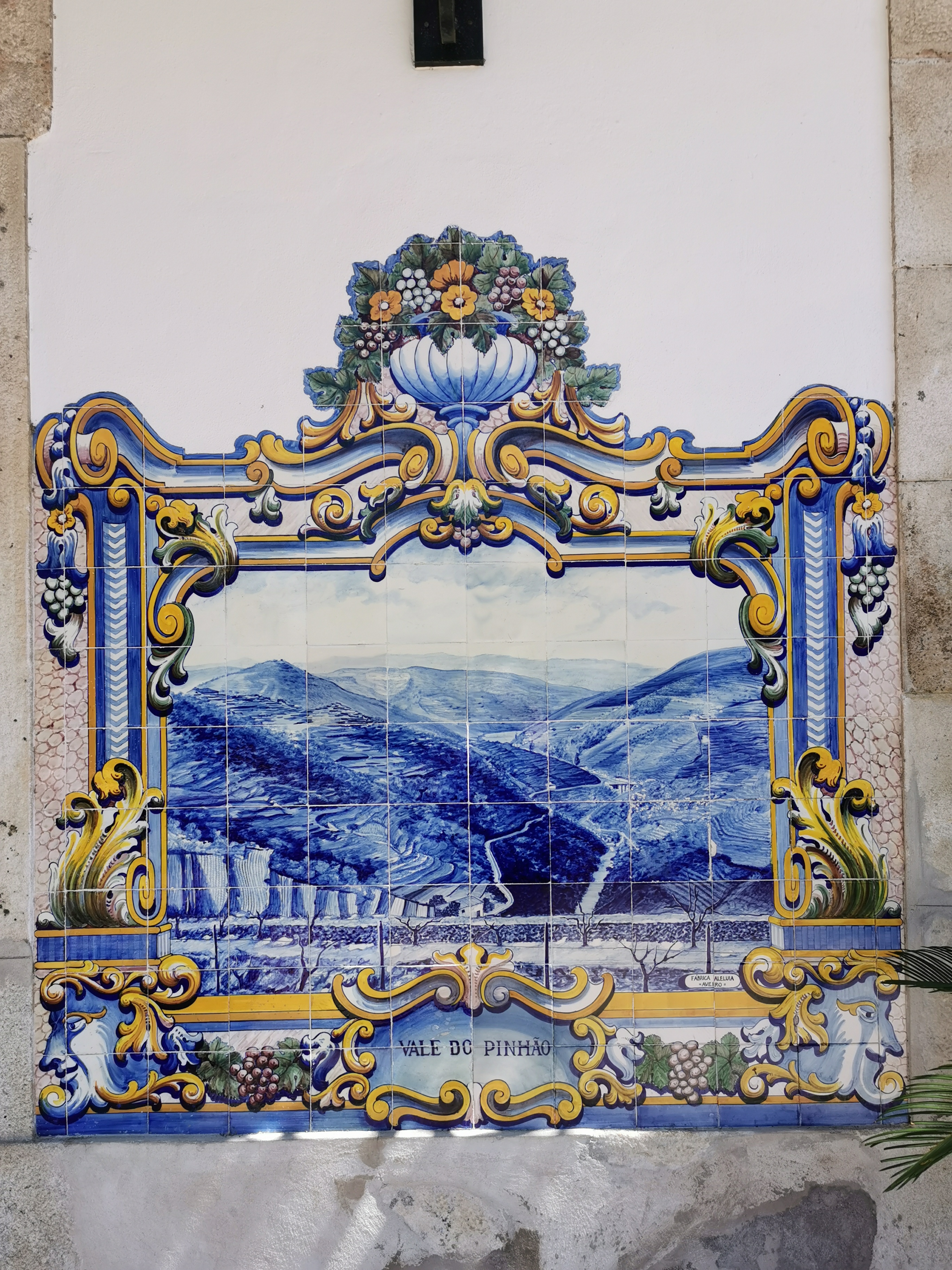 am Bahnhof von Pinhão