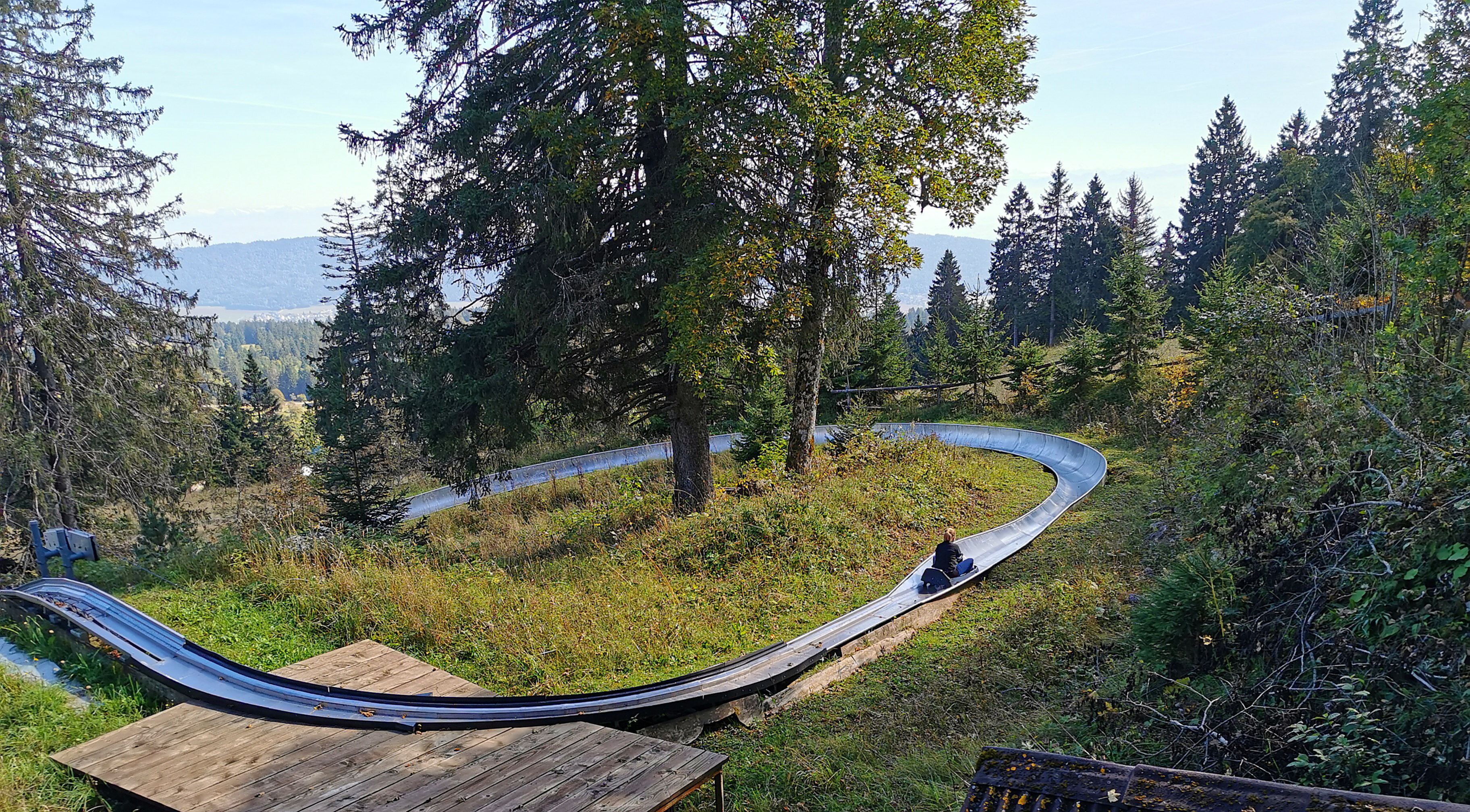 die Sommerrodelbahn