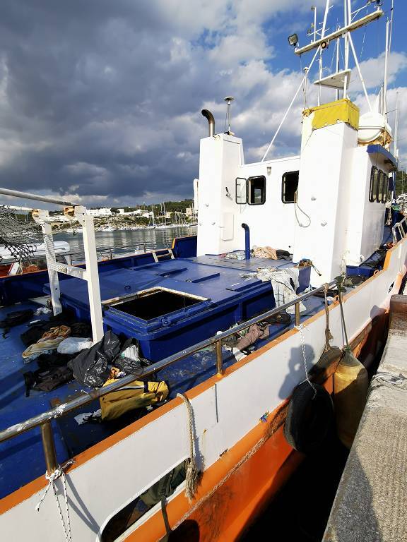 Flüchtlingsboote in Santa Maria di Leuca