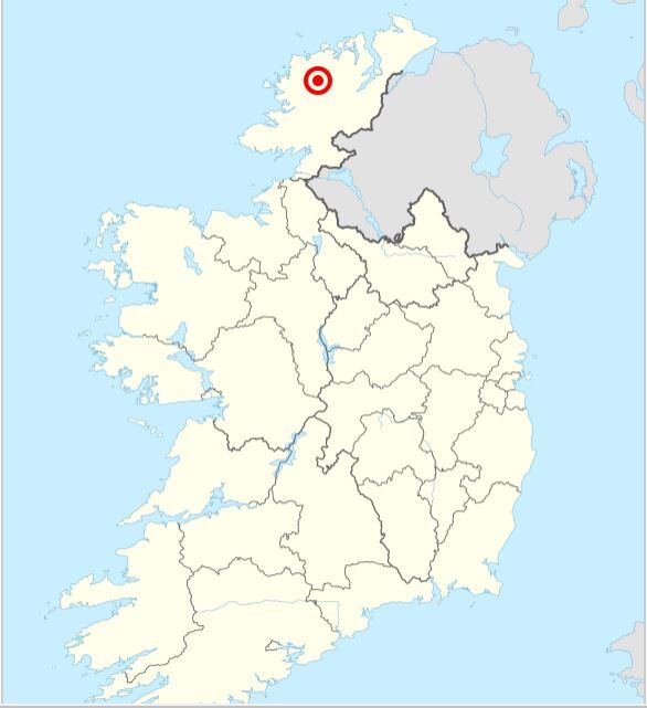 Lage des Glenveagh Nationalpark
