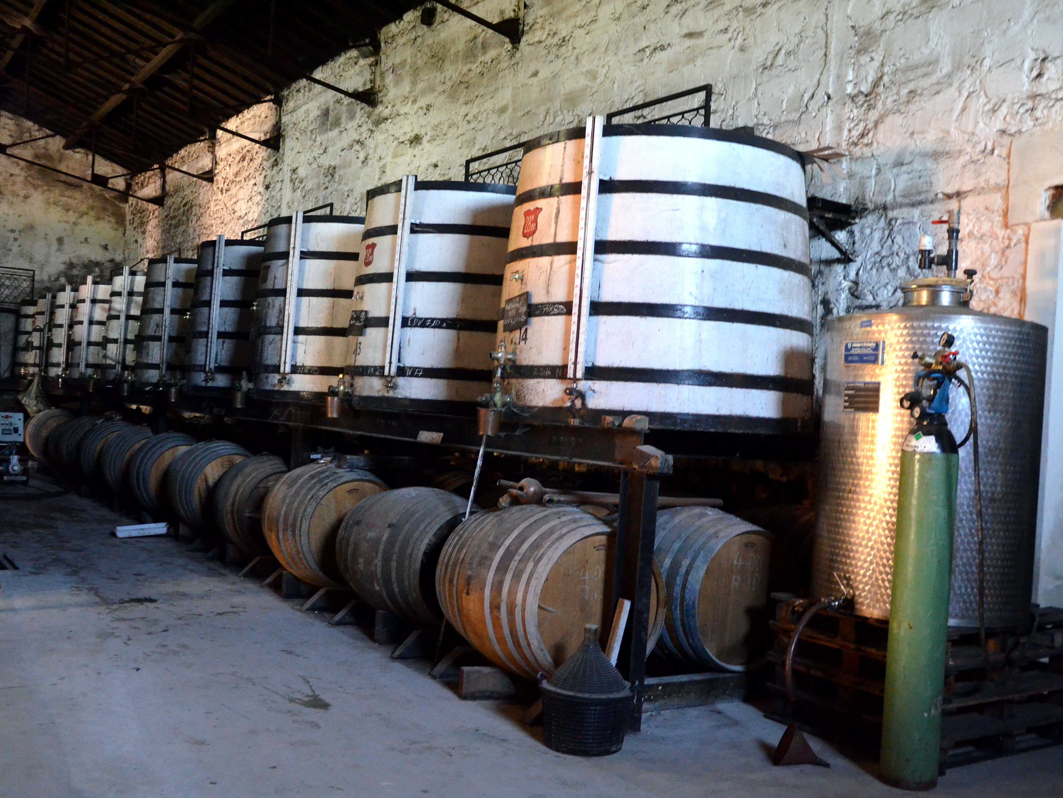beim Weingut von Monsieur Lascaux