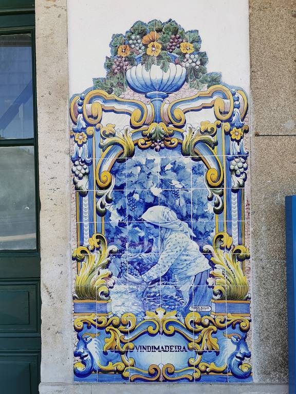 am Bahnhof von Pinhão