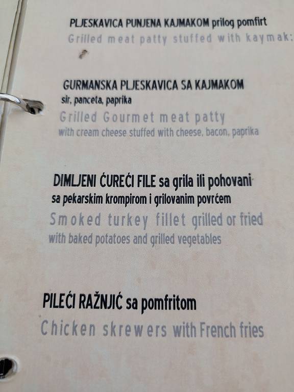 Mittagessen im Kastel