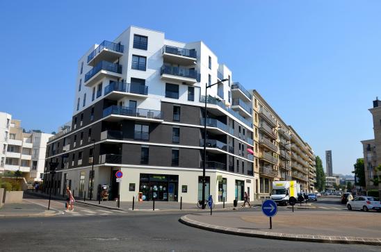 Le Havre ist eine moderne Stadt aus Betonbauten
