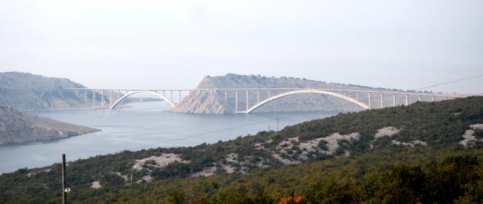 die Brücke zur Insel Krk