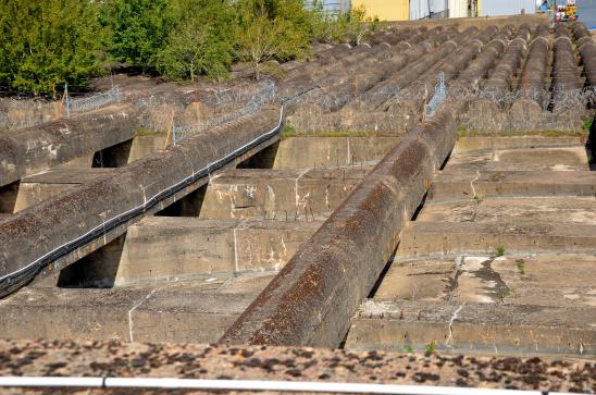 auf dem Dach des "Bunkers"