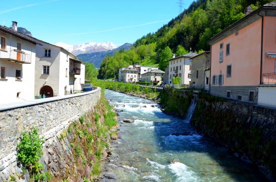 der Fluss Poschiavo