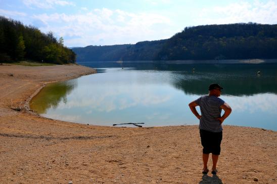 am Lac de Vouglans