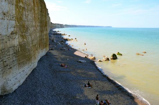 die Klippen von Sotteville-sur-Mer