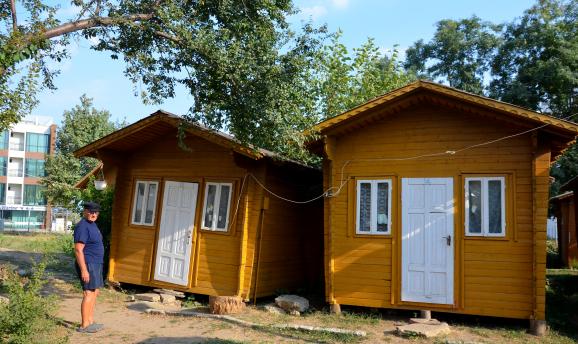 beim Campingplatz