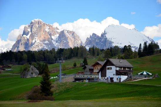 auf der Seiser Alm, auf 1825 m ü.M.