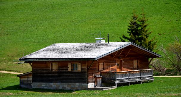 auf der Seiser Alm, auf 1825 m ü.M. 