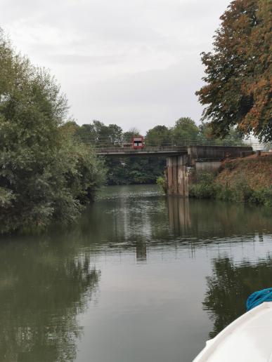 unterwegs auf der Saône