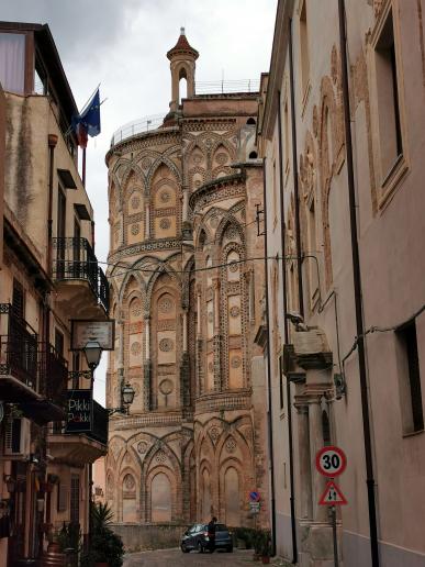 die Rückseite der Kathedrale von Monreale