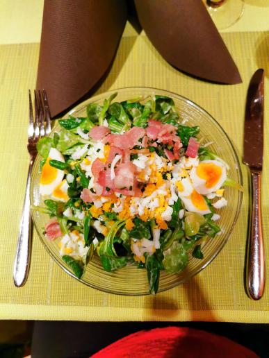 im Restaurant "Schlossberg" in Wikon,