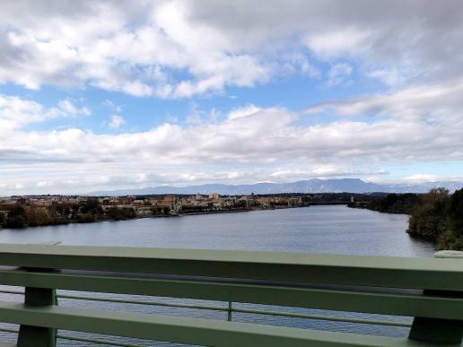 wir überqueren den Fluss Ebro