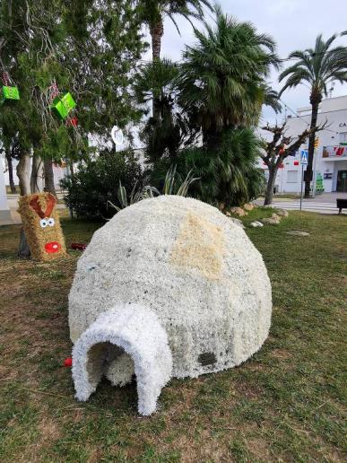 Weihnachtsdeko in el Poblenou