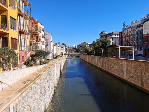 am Segura-Fluss in Orihuela