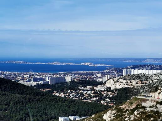 Blick zurück nach Marseille