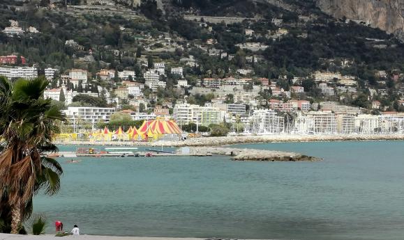 Menton, der Zirkus ist da