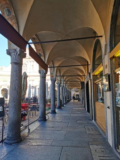 in Vigévano, Piazza Ducale
