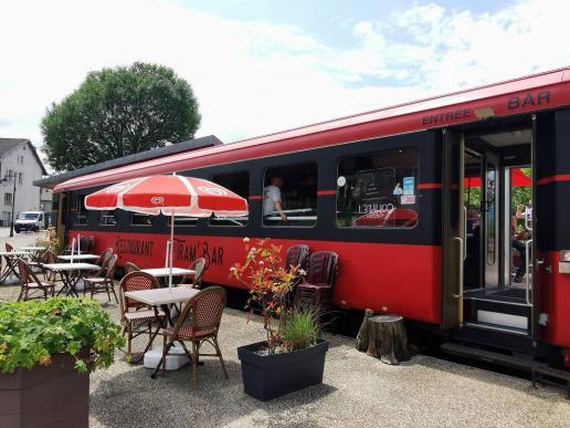 in Confort (F), das Restaurant Tram