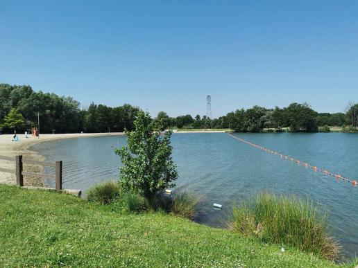 der Badesee in Brognard