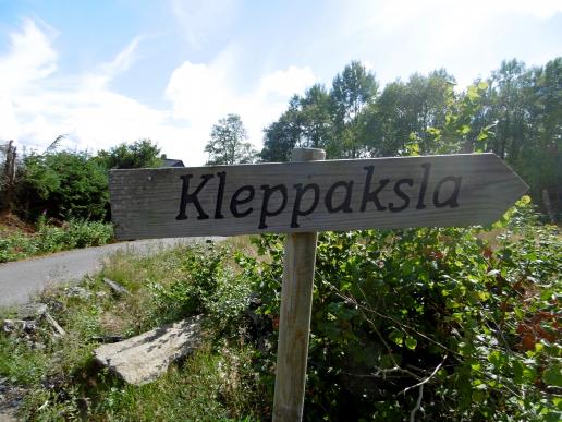Wanderung auf den Berg Kleppaksla