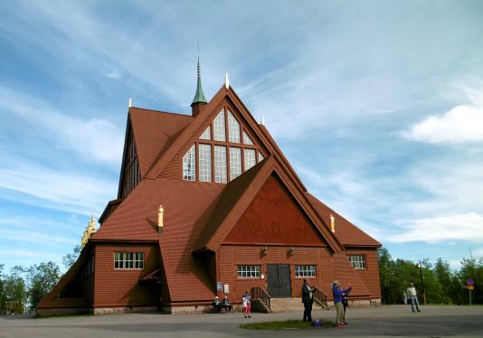 die Kirche von Kiruna
