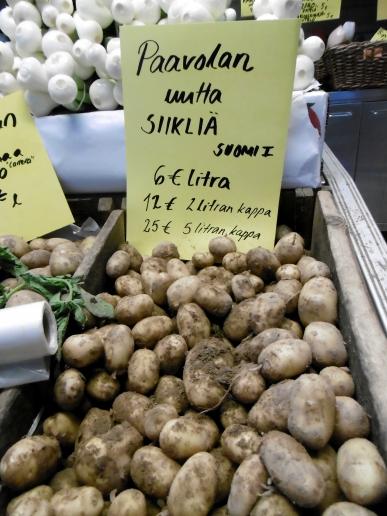 Kartoffeln werden per Liter verkauft