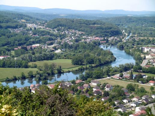 Blick vom Fort du Mont Bart