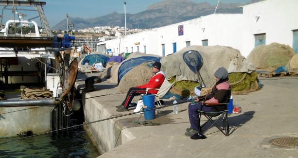 am Hafen von Altea