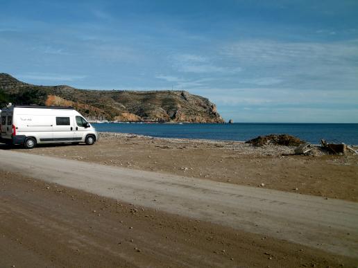 an Pauls Lieblingsstrand in Jávea