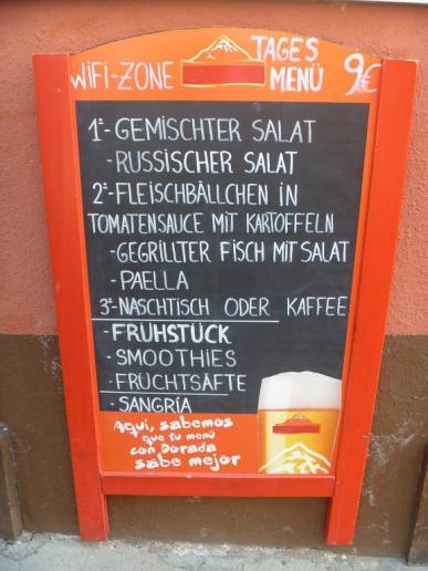 hier gibt es Naschtisch!