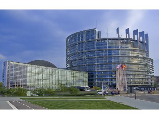 das Europa-Parlament in Strasbourg